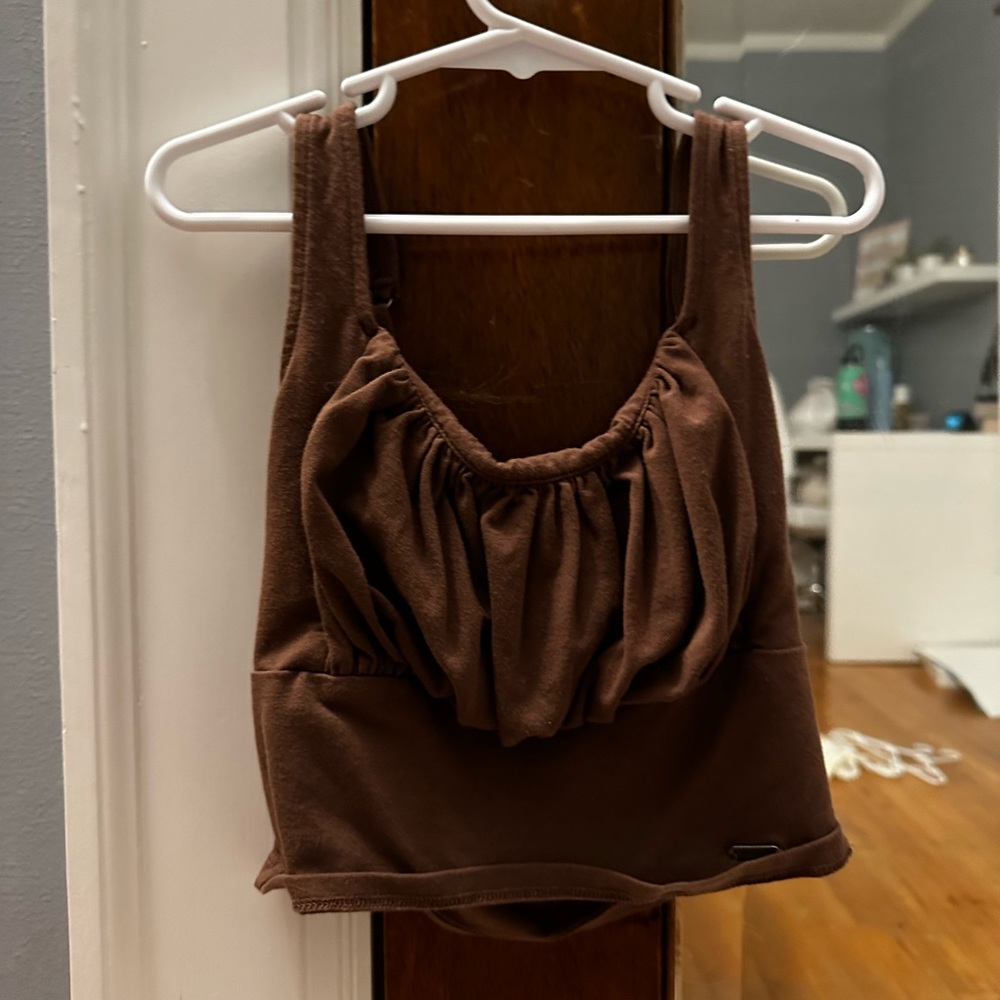 Brown tank